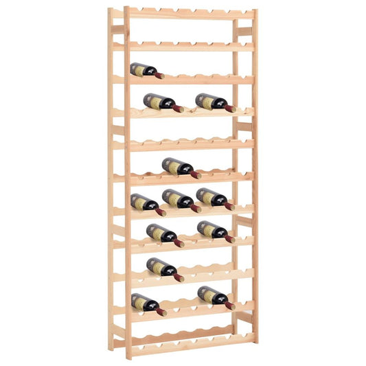 Wine Rack for 77 Bottles Pinewood S069796407