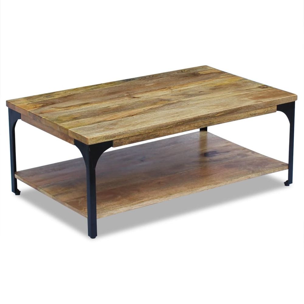 Coffee Table Mango Wood 100x60x38 cm V0671185647