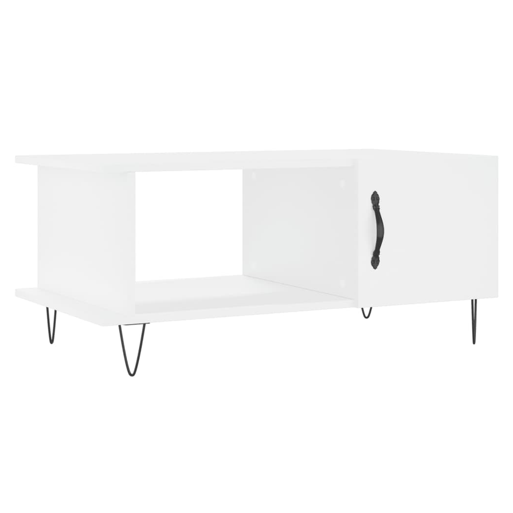 vidaXL Coffee Table White 90x50x40 cm Engineered Wood S0671256822