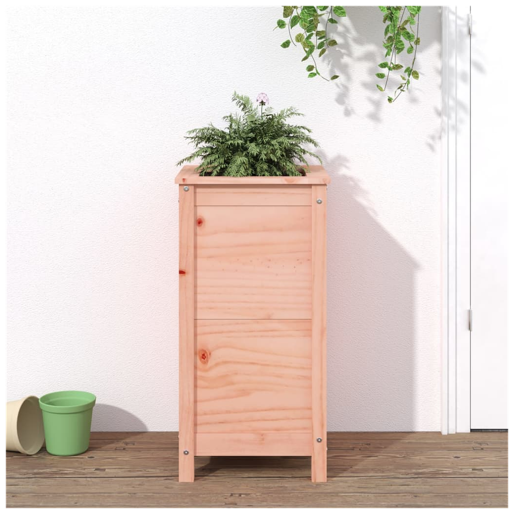 vidaXL Garden Planter 40x40x78 cm Solid Wood Douglas S0671358016