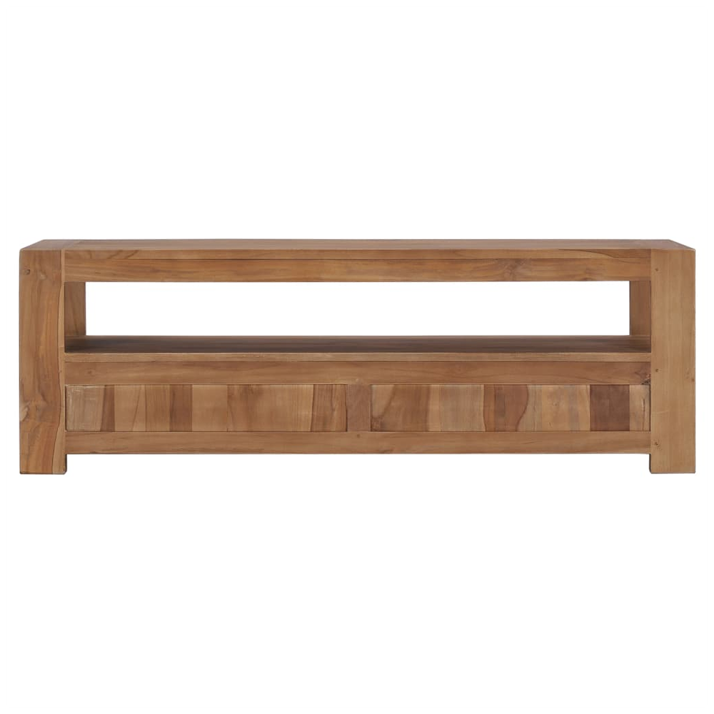 vidaXL TV Cabinet 120x30x40 cm Solid Teak Wood S0671168938