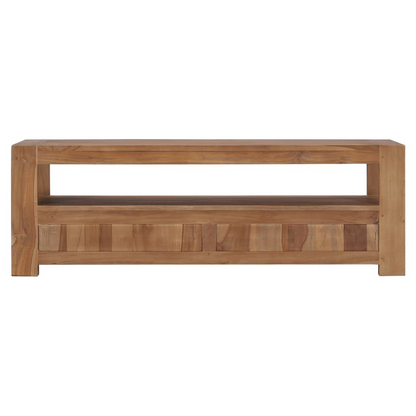 vidaXL TV Cabinet 120x30x40 cm Solid Teak Wood S0671168938