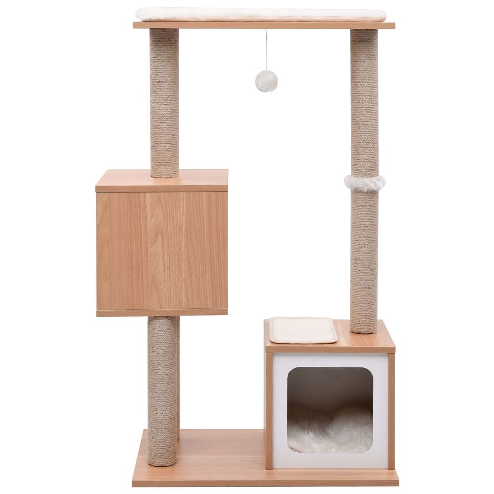 vidaXL Cat Tree with Sisal Scratching Mat 104 cm S069789605