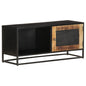 vidaXL TV Cabinet 90x30x40 cm Rough Mango Wood S0671168368