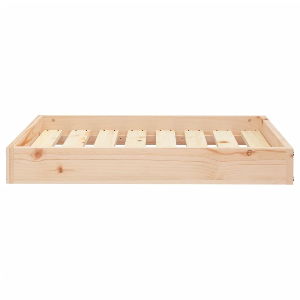 Dog Bed 71.5x54x9 cm Solid Wood Pine V0671052306