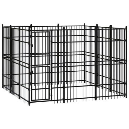 Outdoor Dog Kennel Steel 8.29 m� V067940935