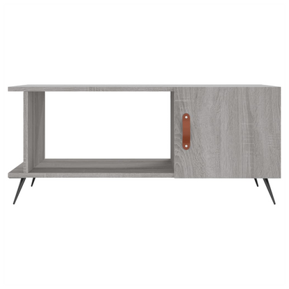 vidaXL Coffee Table Grey Sonoma 90x50x40 cm Engineered Wood S0671256860