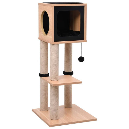 vidaXL Cat Tree with Sisal Scratching Mat 90 cm S069789609