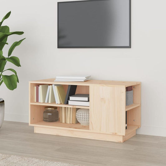 vidaXL TV Cabinet 80x35x40.5 cm Solid Wood Pine S0671093772