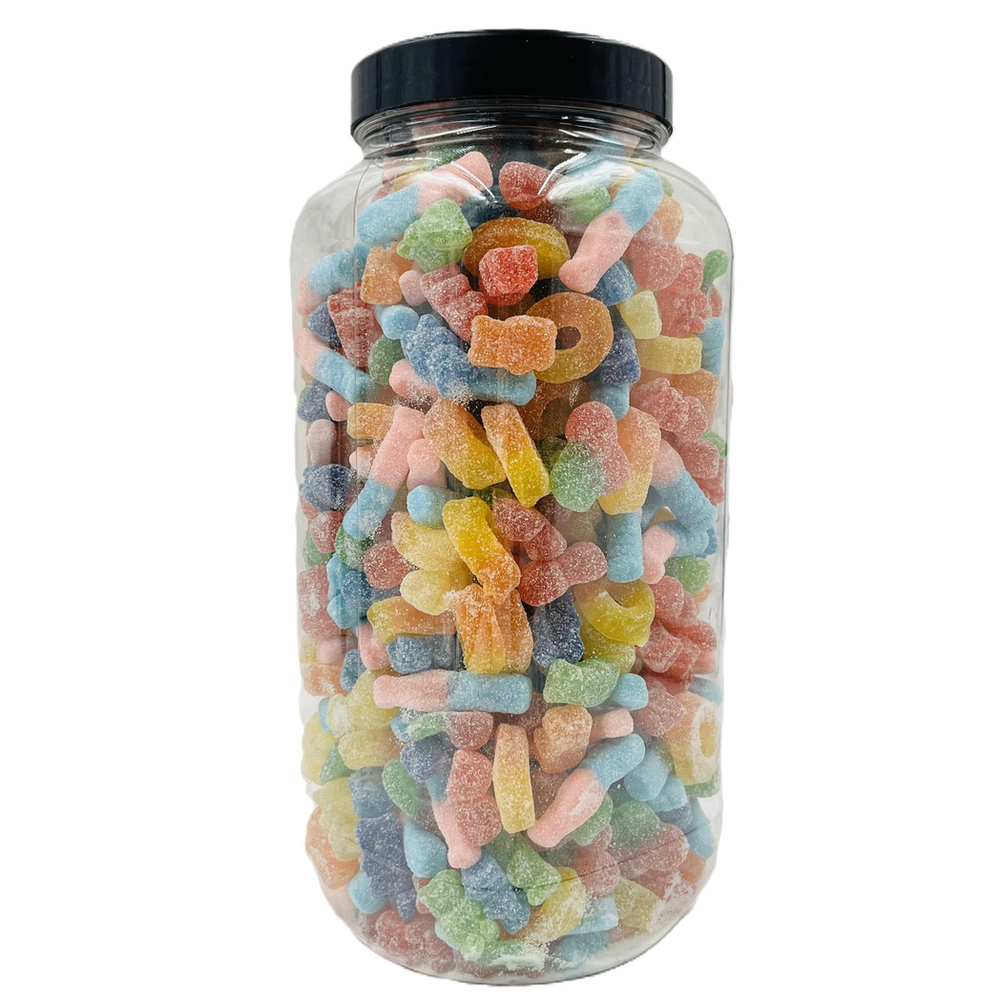 Simway Sweets Fun Fizzies Mix Sweet Gift Huge Mega 3KG Candy Jar