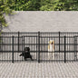 Outdoor Dog Kennel Steel 388 x 193.5 x 100 cm to 976 x 198 x 128 cm V0671100172