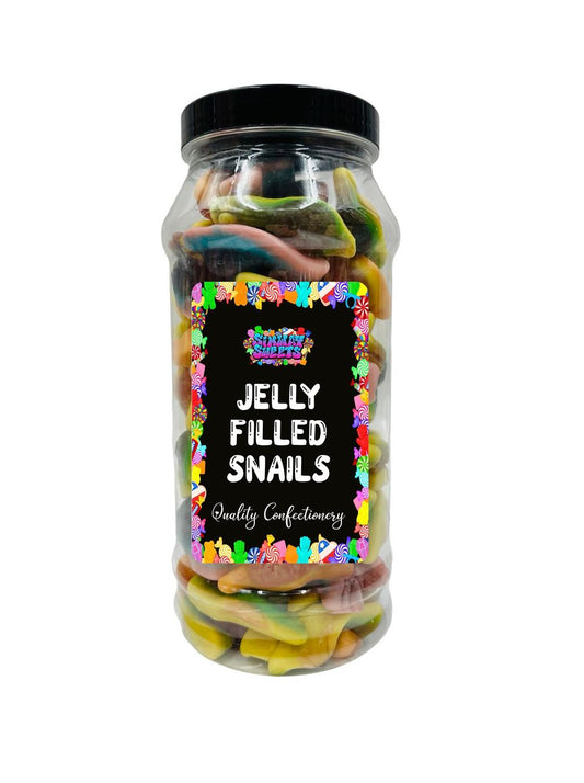 Jelly Filled Snails Retro Sweets Gift Jar