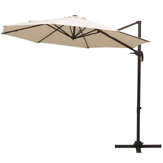 3m Cantilever Aluminium Frame Outdoor Garden Parasol V067942176