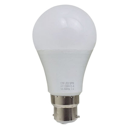 12W B22 Screw LED Light GLS bulbs, Energy Saving Edison Cool White 6000K non dimmable lights V0671114298