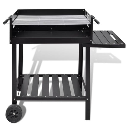 BBQ Stand Charcoal Barbecue 2 Wheels S0671352676