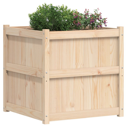 vidaXL Garden Planter 70x70x70 cm Solid Wood Pine S0671383021