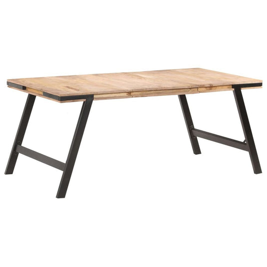 Dining Table 180x90x76 cm Solid Mango Wood S0671173296