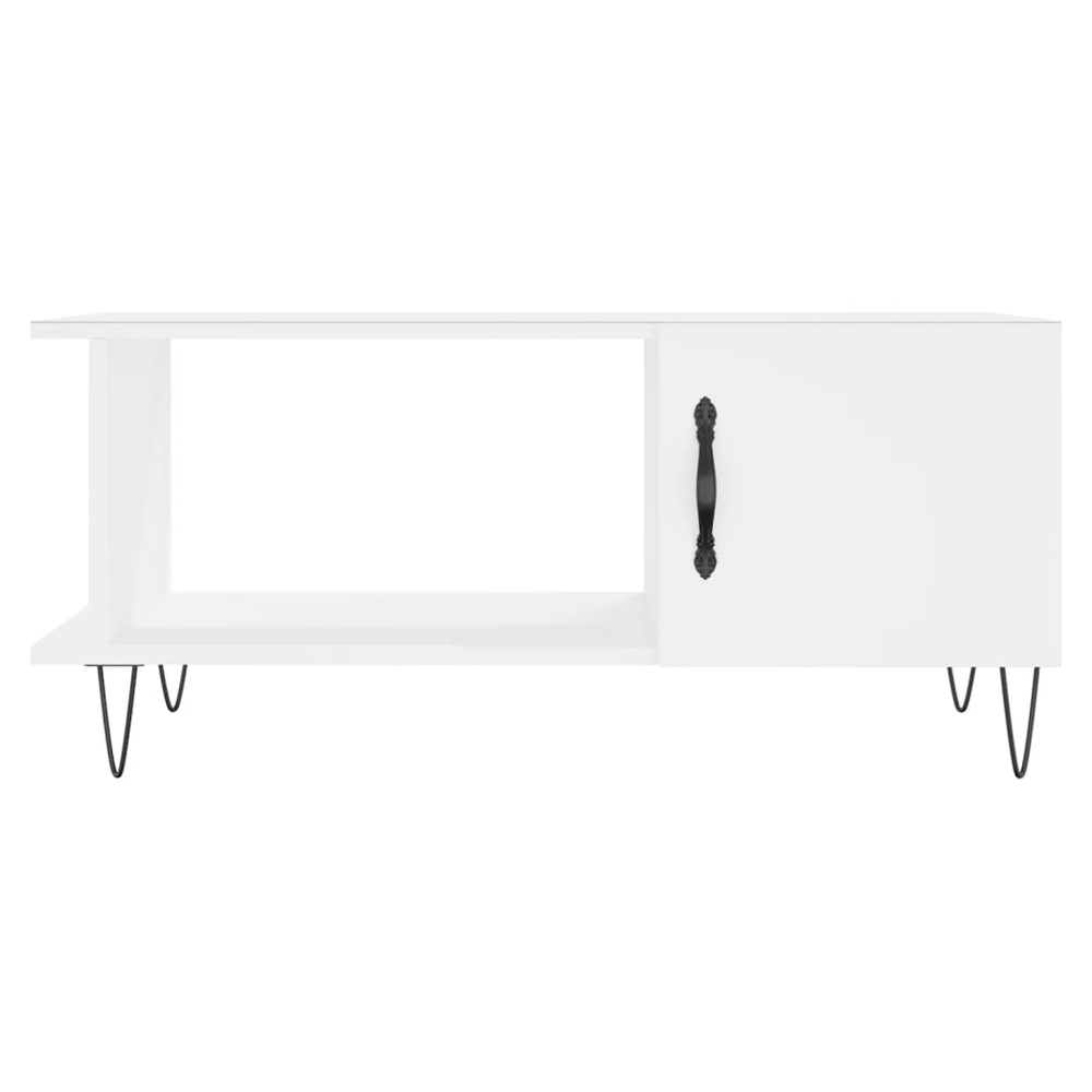 vidaXL Coffee Table White 90x50x40 cm Engineered Wood S0671256822