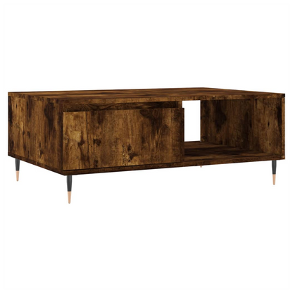 vidaXL Coffee Table Smoked Oak 90x60x35 cm Engineered Wood S0671257249