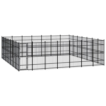 Outdoor Dog Kennel Steel 8.29 m� V067940942