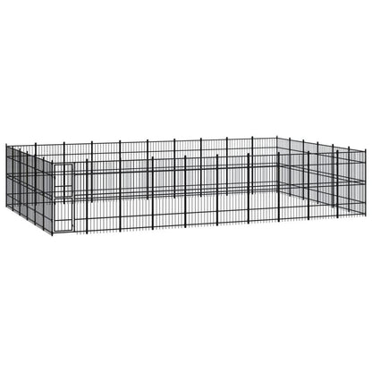 Outdoor Dog Kennel Steel 8.29 m� V067940964