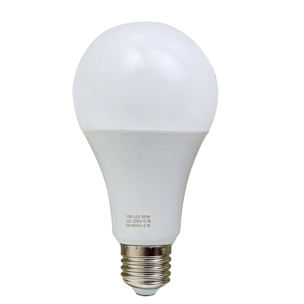 12W E27 Screw LED Light GLS bulbs, Energy Saving Edison Cool White 6000K non dimmable lights V0671114339