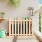 Garden Raised Bed with Fence Design 100x50x70 cm Solid Wood Pine S0671368387