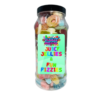 Juicy Jellies & Fun Fizzies Sweet Jar