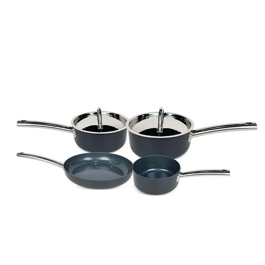 Hard Anodised 4-Piece Pan Starter Set S0671028965