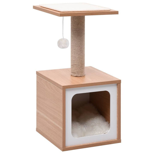 vidaXL Cat Tree with Sisal Scratching Mat 62 cm S069789612