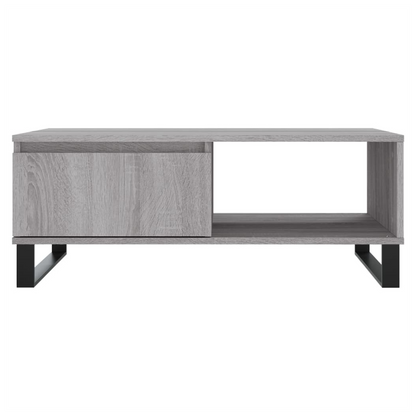 vidaXL Coffee Table Grey Sonoma 90x60x35 cm Engineered Wood S0671256775