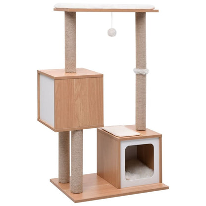 vidaXL Cat Tree with Sisal Scratching Mat 104 cm S069789605