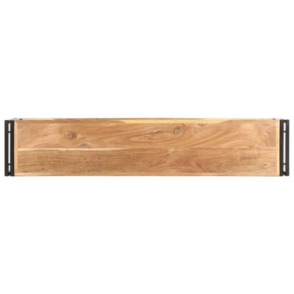 vidaXL TV Cabinet 150x30x40 cm Solid Acacia Wood S0671173953