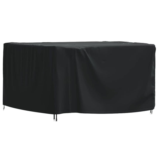 vidaXL Garden Furniture Cover Black 113x113x73 cm Waterproof 420D S0671349565