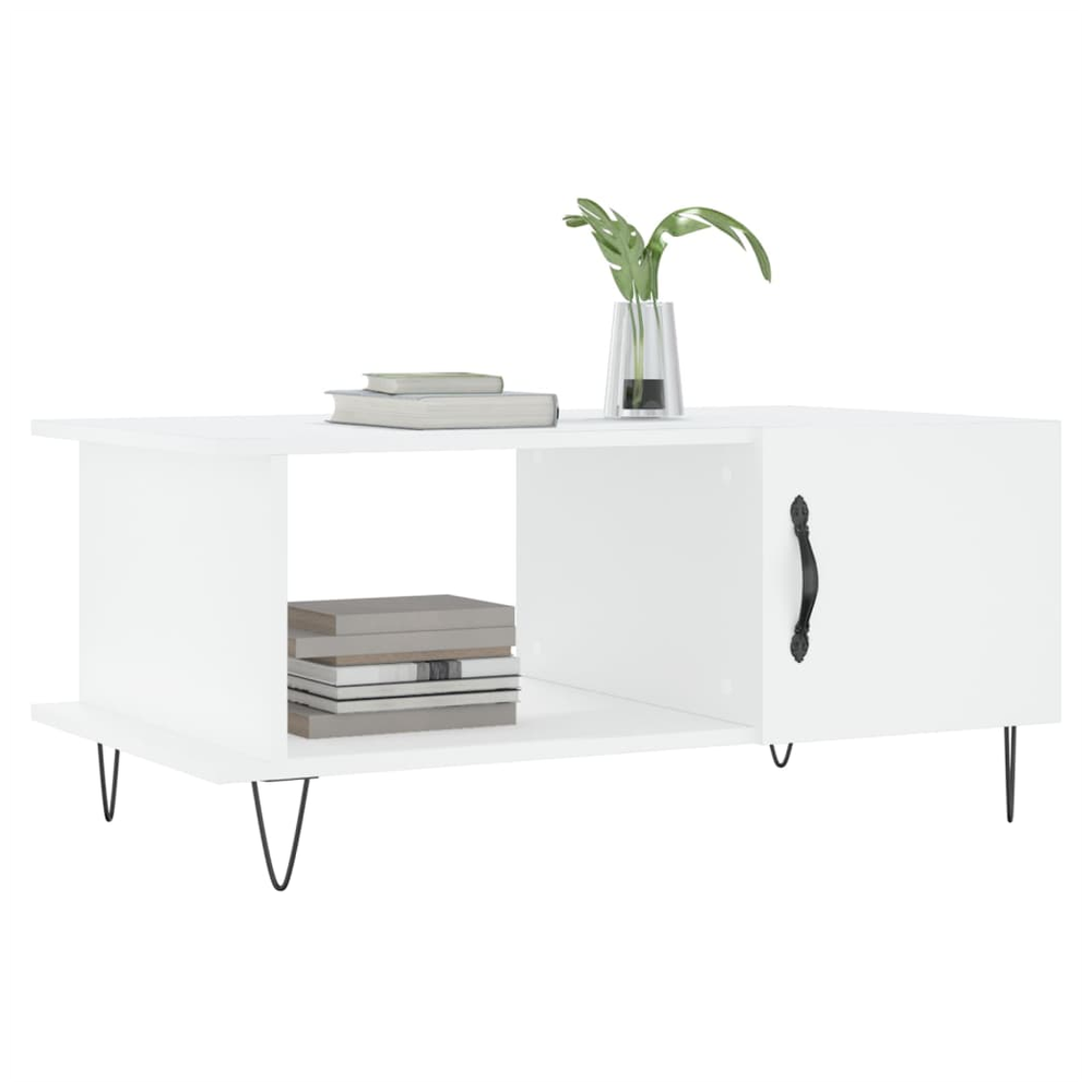 vidaXL Coffee Table White 90x50x40 cm Engineered Wood S0671256822