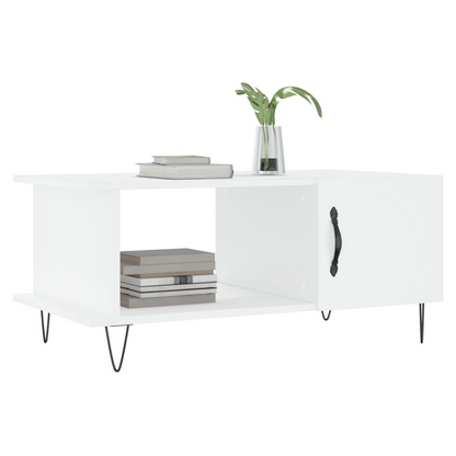 vidaXL Coffee Table White 90x50x40 cm Engineered Wood S0671256822