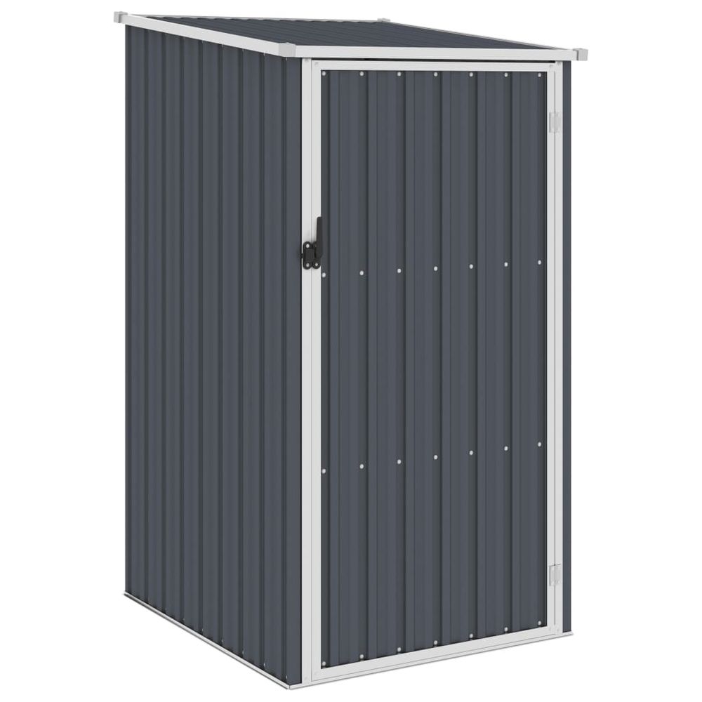 Garden Shed Green, Brown Grey & Anthracite 87x98x159 cm Galvanised Steel V0671354674