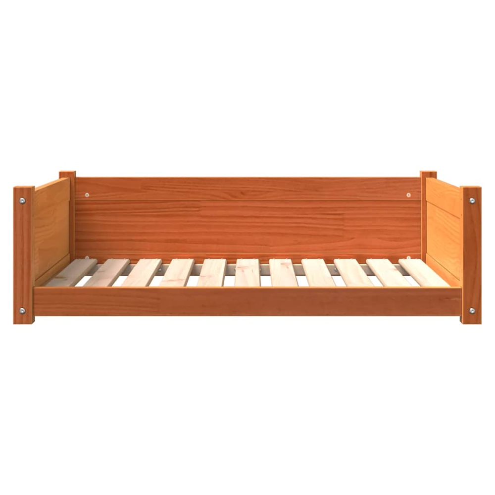 Dog Bed 55.5x45.5x28 cm to 75.5 x 55.5 x 28 cm Solid Pine Wood S0671056727