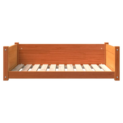 Dog Bed 55.5x45.5x28 cm to 75.5 x 55.5 x 28 cm Solid Pine Wood S0671056727