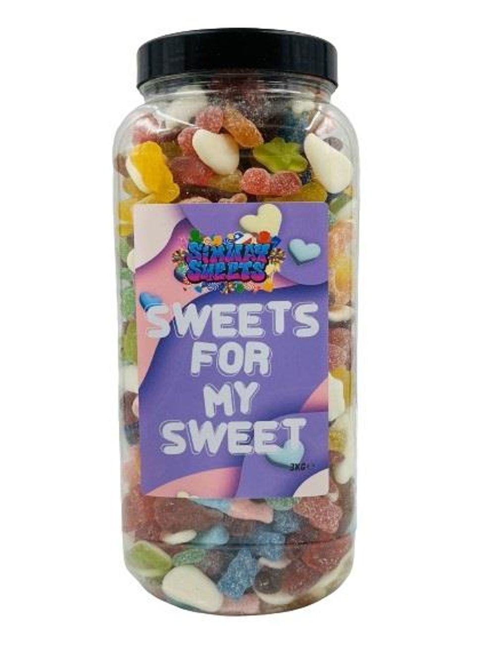 Sweets For My Sweet 3kg Jar - Fizzy & Jelly Mix