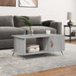 vidaXL Coffee Table Grey Sonoma 90x50x40 cm Engineered Wood S0671256860