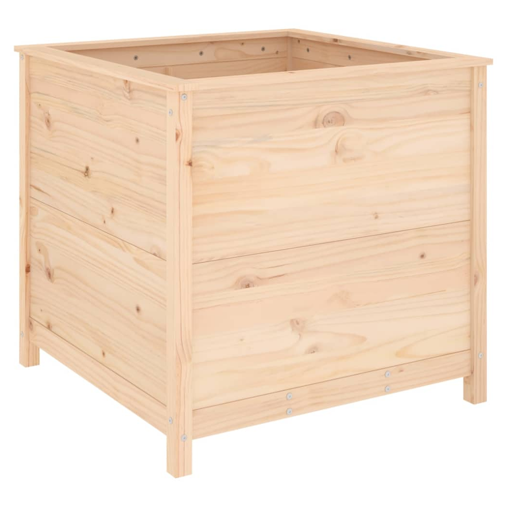 vidaXL Garden Planter 82.5x82.5x78 cm Solid Wood Pine S0671357822