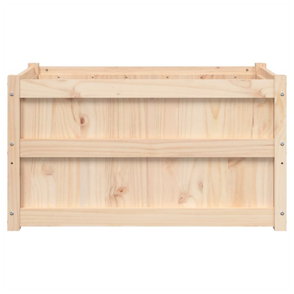 vidaXL Garden Planter 90x50x50 cm Solid Wood Pine S0671383064