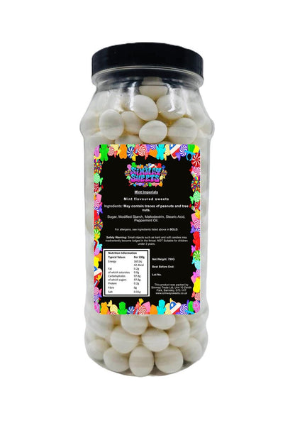 Mint Imperials Retro Sweets Gift Jar