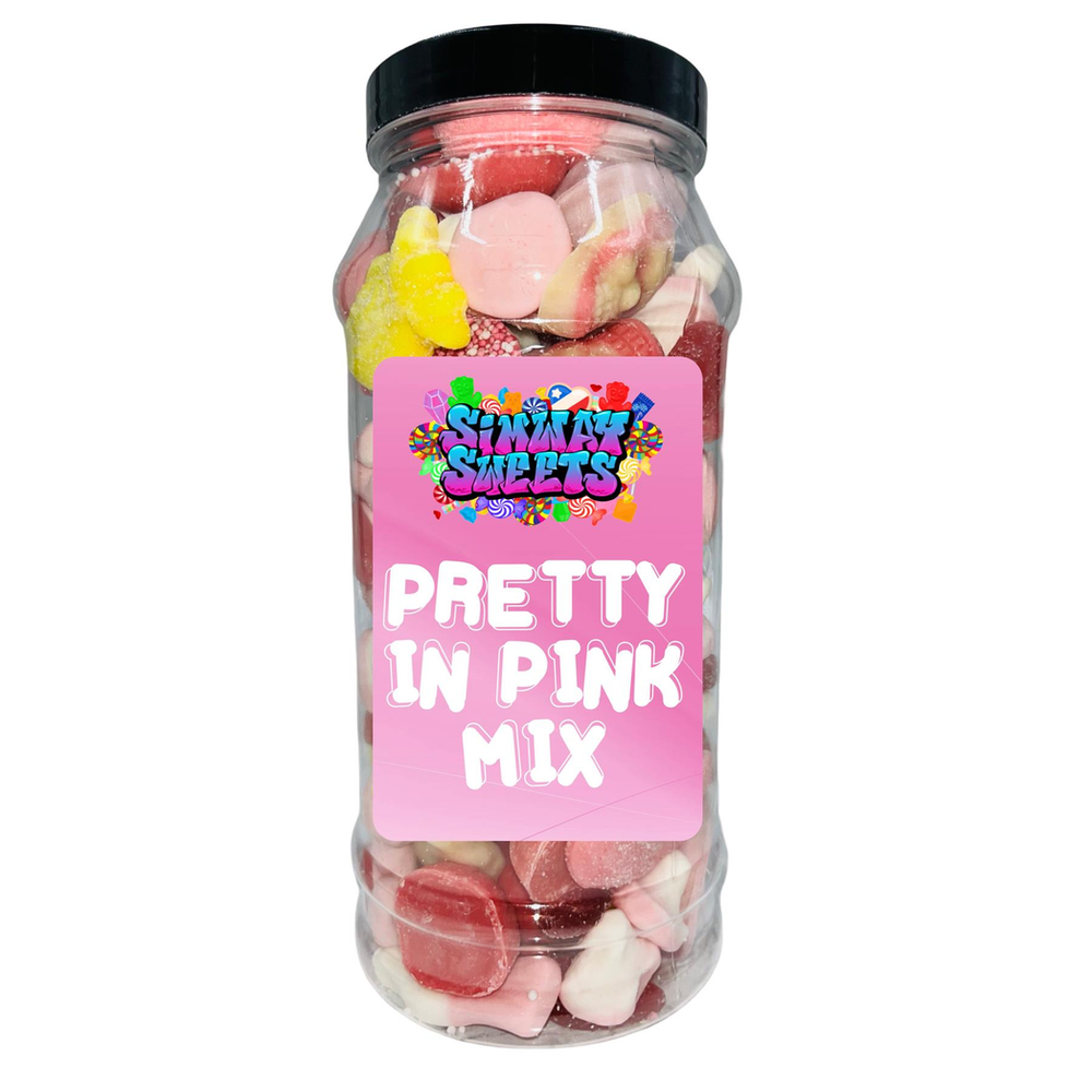 Pretty In Pink Mix Sweet Jar