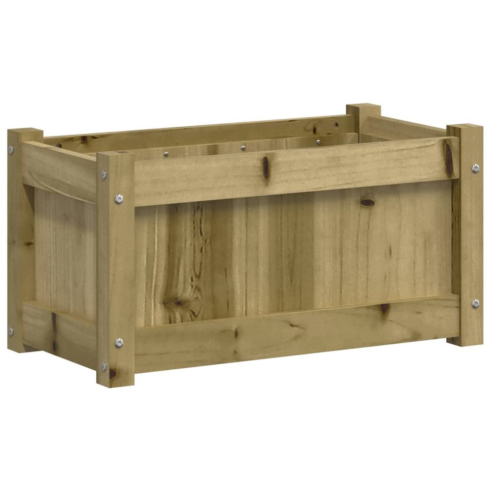 vidaXL Garden Planter 60x31x31 cm Impregnated Wood Pine S0671386069