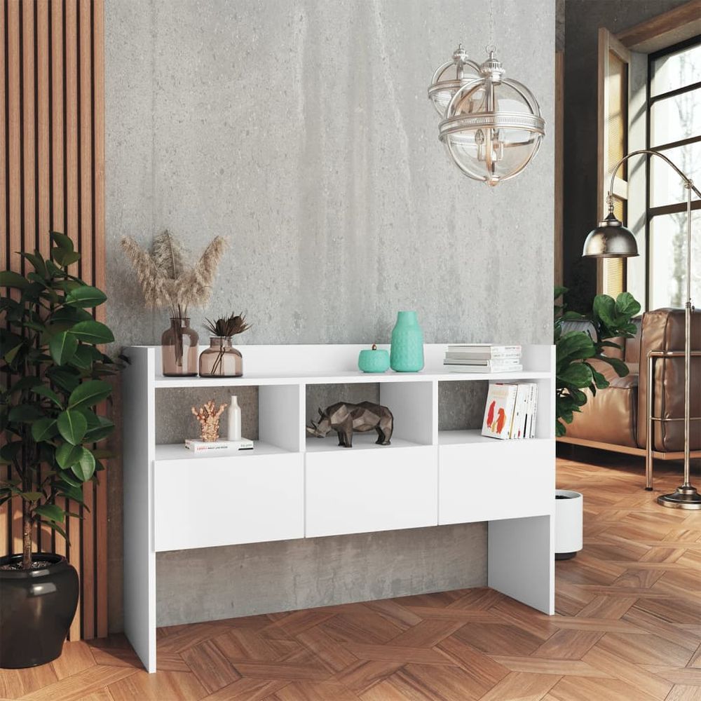 Sideboard White 105x30x70 cm Engineered Wood S0671167192