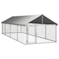 Outdoor Dog Kennel with Roof 100x100x150 cm to 600 x 300 x 150 cm V067939998