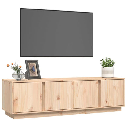 vidaXL TV Cabinet 140x40x40 cm Solid Wood Pine V0671394677