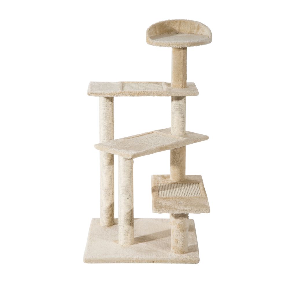 Cat Tree Scratcher Climbing Post Kitten Pets Scratching Furniture Tower Pawhut S0671081200